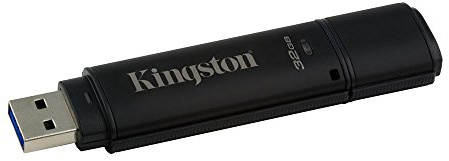 Kingston 32 GB USB 3.0 DataTraveler 4000 G2 Management Ready Encrypted Flash Drive