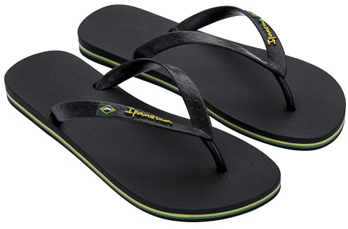 Ipanema Classica Brasil II AD Flip Flops herr | Flip-flops för män – halkfri sula – vattentätt material – perfekt för bastu, strand, trädgård, pool och sjö
