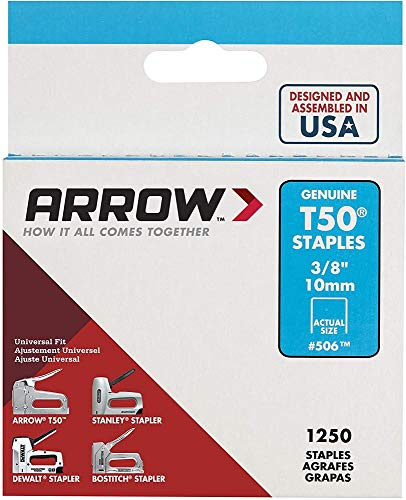 Grapas T50 10 mm (3/8) caja 1250