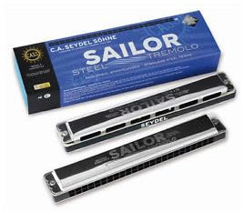 Seydel Sailor Steel G/48 Mundharmonika , Edelstahl Stimmzungenl