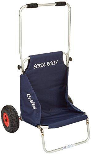 Eckla Beach Rolly - Carrito Convertible en Silla de Playa Azul