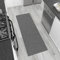 Sweet Home Stores COZY2763-2X5 Teppich, 50,8 x 149,9 cm, Grau