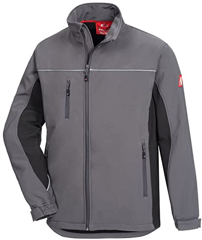 Nitras 433.03 Softshelljacke Falcon Größe M, grau/schwarz