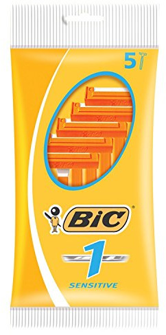 Bic 1 känslig engångsrakhyvel paket med 5