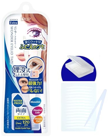 D.U.P 120 Piece Wonder Eyelid Tape Extra Eye Makeup, 1.1 Ounce
