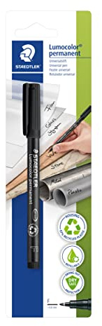 STAEDTLER Lumocolor 318 Permanent penna – svart, styck, 0,6 mm