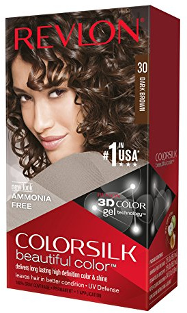 Revlon Colorsilk Haircolor, Dark Brown, 10 Ounces by Revlon