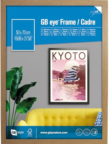 GB Eye Contemporary Wooden Oak Picture Frame - 50 x 70cm