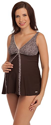 Be Mammy Umstandstankini C1R92N (Braun/Weiß, 38)