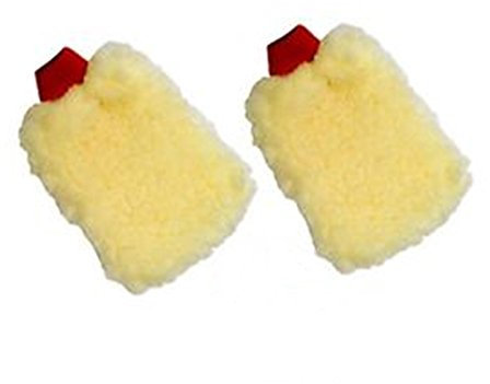 Röd manschetttvätthandske x 5