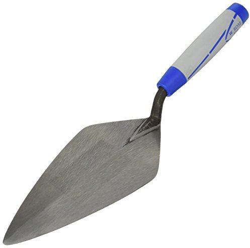 Kraft Tool Co. W. Rose RO116-10SH 10 Narrow London Pattern Brick Trowel with ProForm Handle