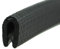 KS1-2S-M Kantenschutzprofil von SMI-Kantenschutzprofi - PVC Klemmprofil - Klemmbereich 1-2 mm - mit Stahleinlage - Kantenschutz - Schwarz Matt - einfache Montage, selbstklemmend ohne Kleber (10 m)