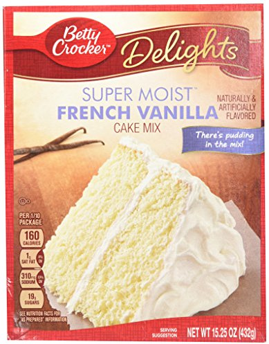Betty Crocker Super Moist French Vanilla Cake Mix - 15.25 oz