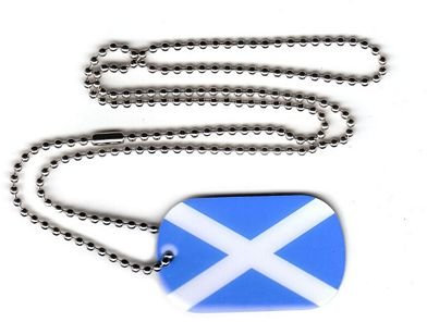 Dog Tag Schottland Erkennungsmarke 30 x 50 mm Fahne Flagge