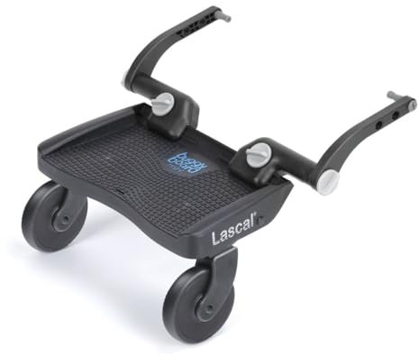 Lascal® BuggyBoard® Mini 3D, Kinderbuggy Trittbrett mit strukturierter Stehfläche, Kinderwagen Zubehör für Kinder von 2-6 Jahren (22 kg), kompatibel mit fast jedem Buggy und Kinderwagen, blau