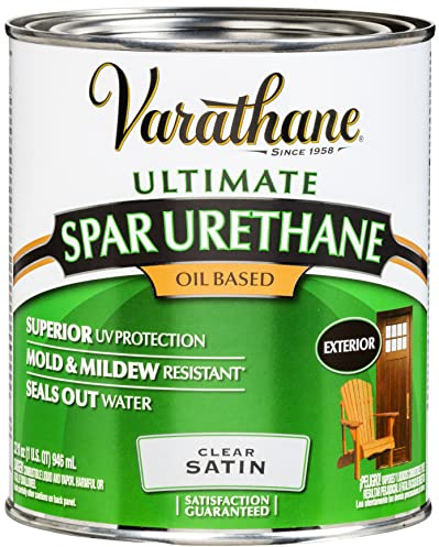 Varathane 9341 Oil-Based Ultimate Spar Urethane, Quart, Satin