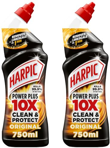Harpic Power Plus Black KRCHPP2 | Hospital Grade formula, hydrochloric acid compound, gel consistency, corrosive liquid UN1760 Class 8