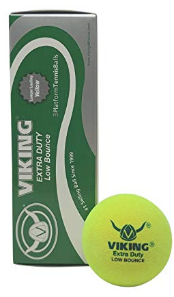 Viking Low Bounce Extra Duty Platform Tennis Balls - 3 Pack - Yellow