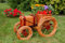Traktor aus Korbgeflecht, 60cm, Rattan, Weidenkörbe, bepflanzen möglich,Rattan, Weinkörbe, Weidenkorb, Pflanzkorb, Blumentopf, Pflanzkasten, Übertopf, Holz, Dekoration
