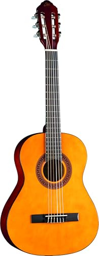 EKO GUITARS CS-5 NATURAL, Chitarra Classica Serie Studio Scala 3/4,Top Fasce e Fondo in Agathis, Manico in Mogano e Tastiera in South American Roupanà Colore Natural