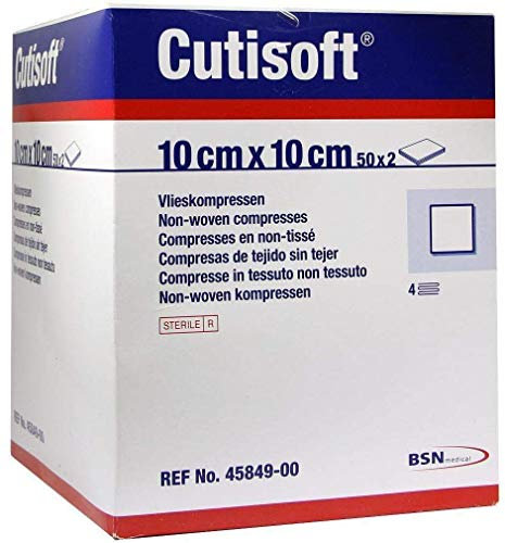 Cutisoft Vlieskompressen 10x10 cm Steril