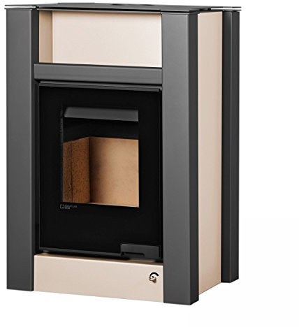 Aquaflam HSF34-034 Vario Lend Manual Wasserführender Kaminofen Creme 11/7 kW/A