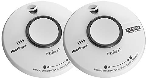 FireAngel ST-622T Smoke Alarm, 2 Pack