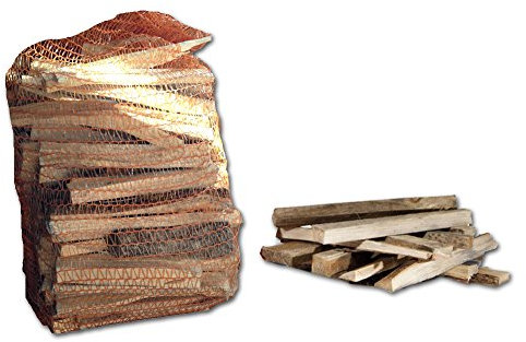 Sacco 3kg di legnetti legna accendifuoco in tronchetti per camino stufa