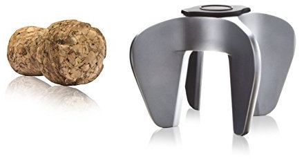 Vacu Vin 68615606 Ouvre-champagne en acier inoxydable