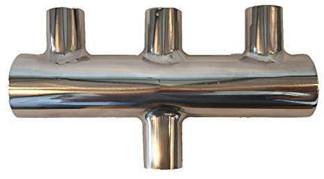 Köhko-Zubehör köhko Triple distributeur d'eau 29007 chute d'eau en acier inoxydable 3 voies pour distributeur d'eau