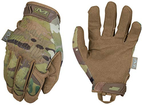 Mechanix Wear: The Original MultiCam Tactical Work Gloves with Secure Fit, Flexible Grip for Multi-purpose Use, Durable Touchscreen Safety Gloves for Men (Medium, MultiCam)