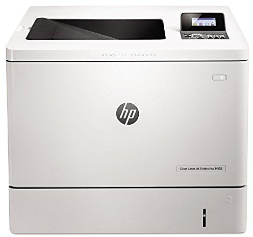 HP Color Laserjet Enterprise M553DN Duplex Printer (B5L25A), White, 18.9 x 18 x 15.7 inches