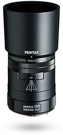 smc PENTAX 100 mm /D FA MAKRO F2.8 WR (Hochwertiges Telemakroobjektiv 1: 1 (1X)-Fotografie in Entfernungen von bis zu 13 cm vom Objektiv zum Motiv Hohe Abgrenzungsleistung Wetterbeständig)