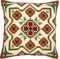 VERVACO Kit Cuscino Punto Croce Geometrico Set Ricamo Principianti Cuscini Gobelin Decorativi ca. 40 x 40 cm Accessori per Lavoretti Creativi DIY Casa Decor Hobby Adulti Cross Stitch