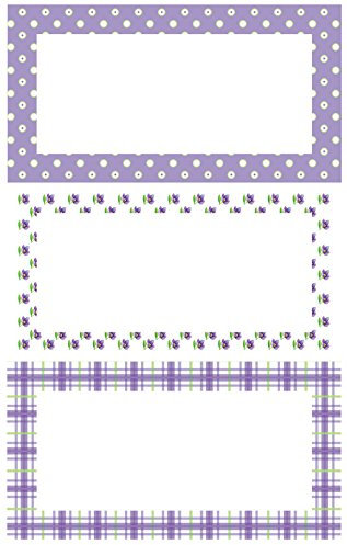 AVERY Zweckform 59675 Marmeladen Etiketten lila Rahmen (wiederablösbar) 9 Aufkleber