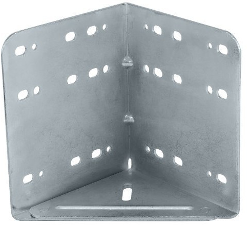 4 pièces SO-TECH® Équerre de lit Équerre d'angle zingué (Exécution très stable)