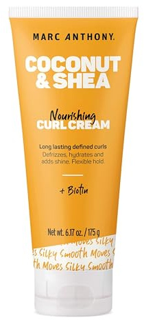 Marc Anthony Coconut Shea Curl Defining Styling Cream for Dry, Frizzy Hair
