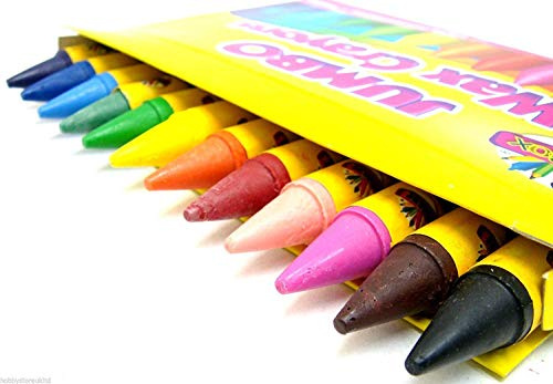 Crayola Jumbo Wax Crayons - Non-Toxic, 12 Pack for Kids