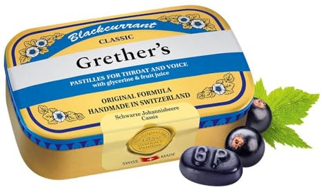 Grether's Pastilles Blackcurrant 110g