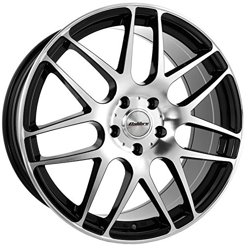 Calibre l8805120lbh4045 7059 exilio Llantas de aleación para Volkswagen T5/T5 Van 2003 en Adelante, 8 x 45,7 cm, Negro/Pulido Cara
