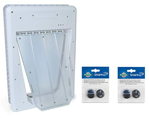 PetSafe Electronic SmartDoor - White, Large with Extra SmartKey