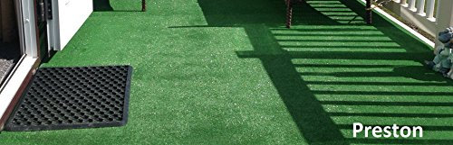 3m x 3m | Preston 6mm Pile Height Artificial Grass | Choose from 47 Sizes | Cheap Natural & Realistic Looking Astro Garden Lawn | High Density Fake Turf