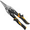 Tolsen Aviation Tin Snips Straight Cut - Heavy Duty Sheet Metal Cutting Shears 250mm (10)