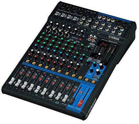 Yamaha MG12XU Mixer Audio - Console di Mixaggio Compatta con 12 Canali d'Ingresso e Preamplificatori Microfonici D-PRE