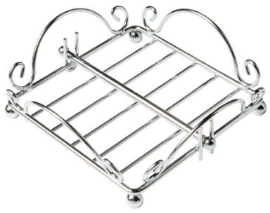 Premier Housewares 509614 - Servilletero de Cromo, 20 x 20 cm