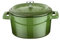 Lava Cookware Mini Runde Casserole, Durchmesser 10Cm, Gusseisen, grün, 10 cm