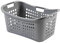 Curver 00048-087-09 Wäschekorb Victor, 50 L, silber