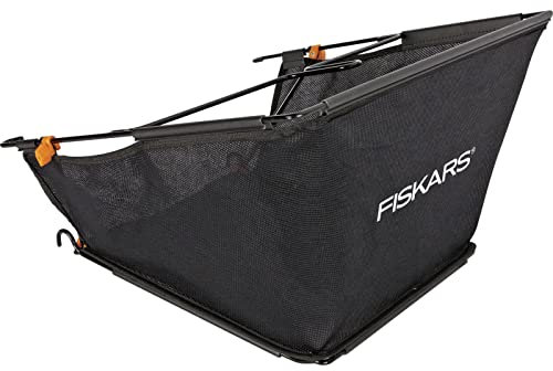 Fiskars Raccoglierba per tosaerba Fiskars StaySharp Max, Capacità: 18 litri, StaySharp, Nero/Arancione, 1000592