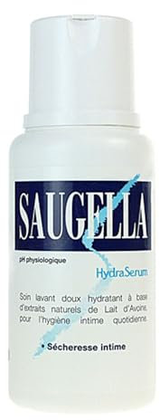 Saugella - HydraSerum - Soin Lavant Intime Doux – En cas de sécheresse Intime – Hydratation et Confort - Lait d'Avoine et Maltodextrines – 200 ml