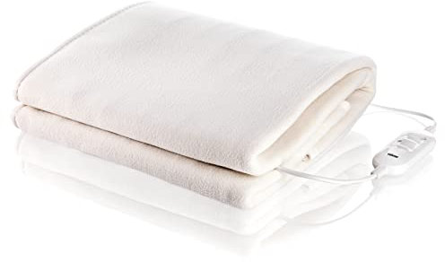 Tristar BW-4753 - Manta bajera eléctrica, 150 x 80 cm, 2 niveles de calor, marrón